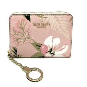 New Kate Spade pink floral wallet
